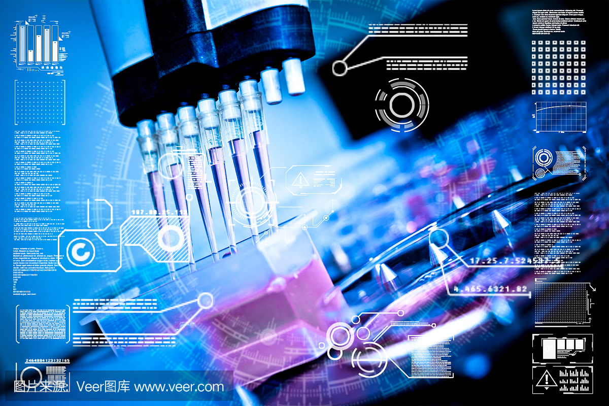 Laboratory equipment working for sterilization Ai